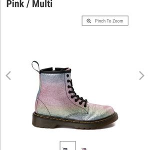 Multi glitter Dr.Martens - kids